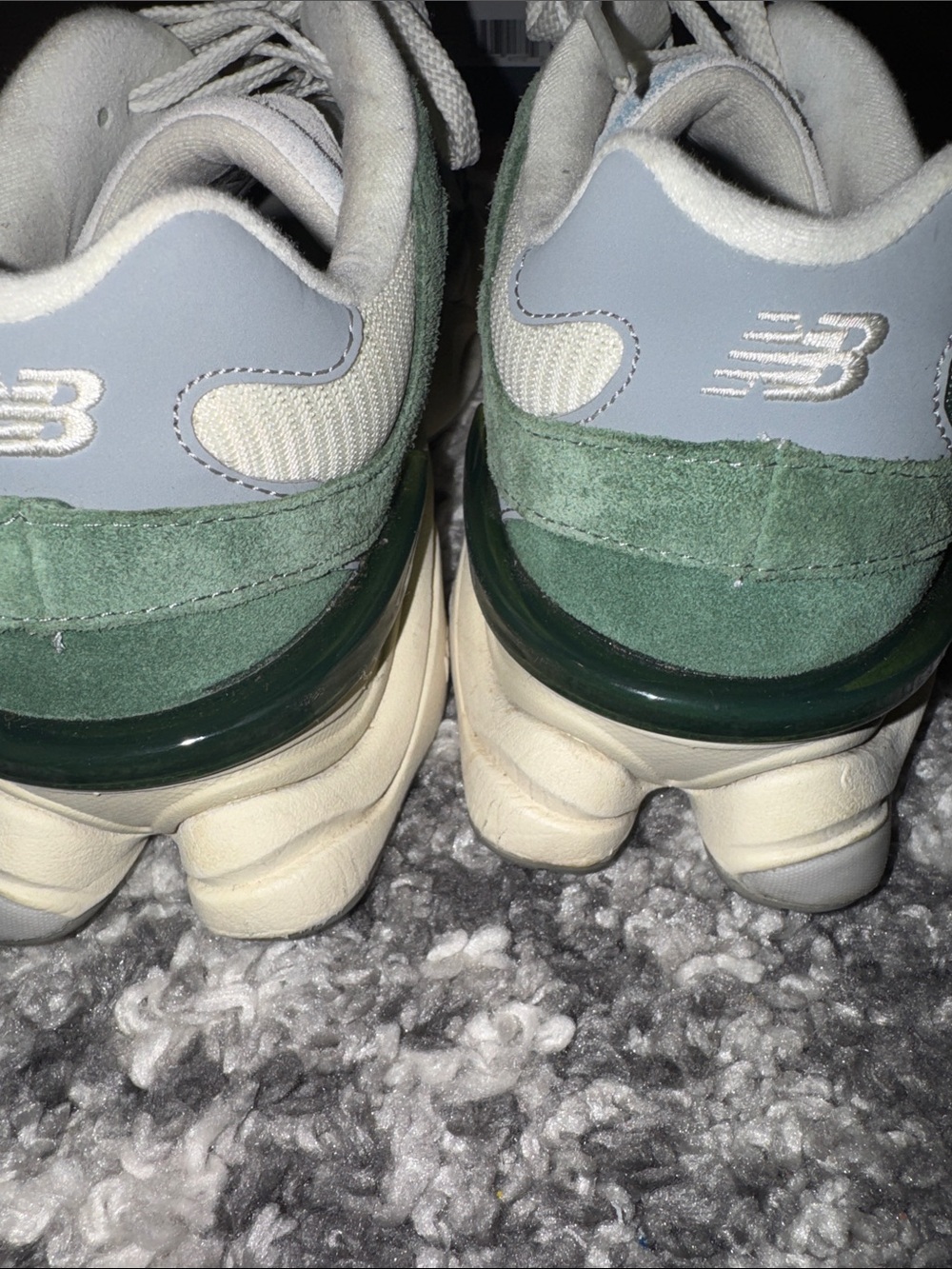New Balance Green and White 906v1 Sneakers - Picture 7 of 8